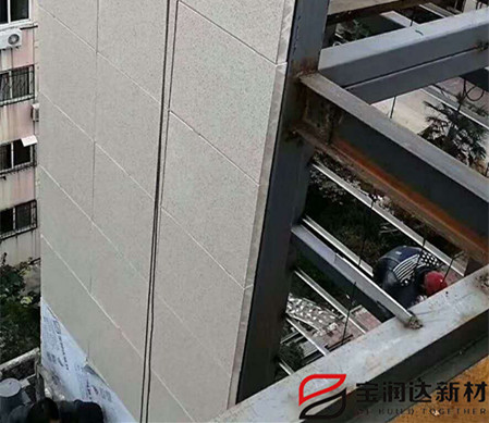 旧小区改造电梯选用宝润达保温装饰一体板