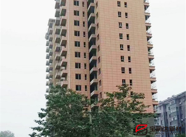 外墙保温一体板应用金玉庄园