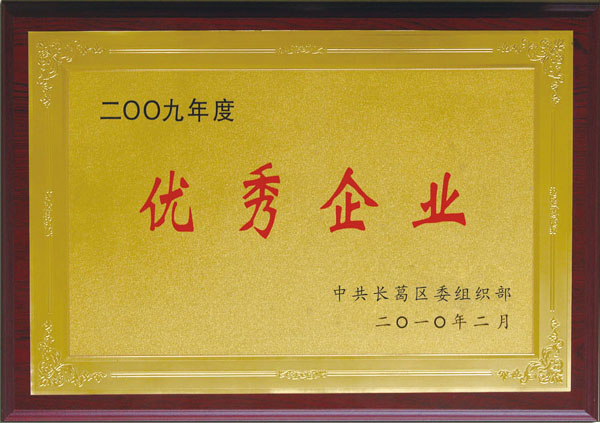 2009年度优秀企业