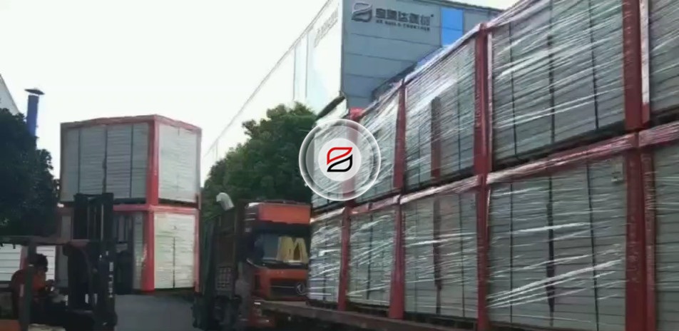挤塑板保温一体板装车