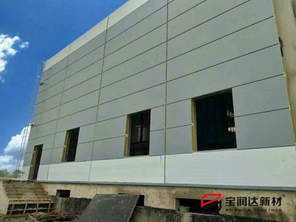 宝润达聚氨酯复合板应用国家电网变电站项目